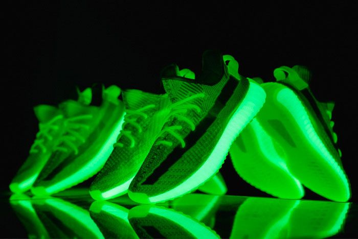 Adidas Yeezy Boost 350 V2 Glow In The Dark Pack