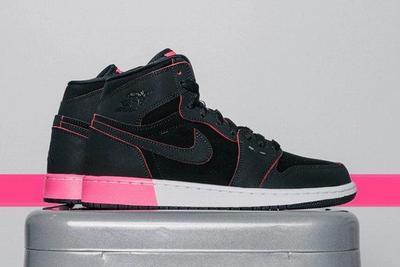 Air Jordan 1 High Gg Black Hyper Pink4