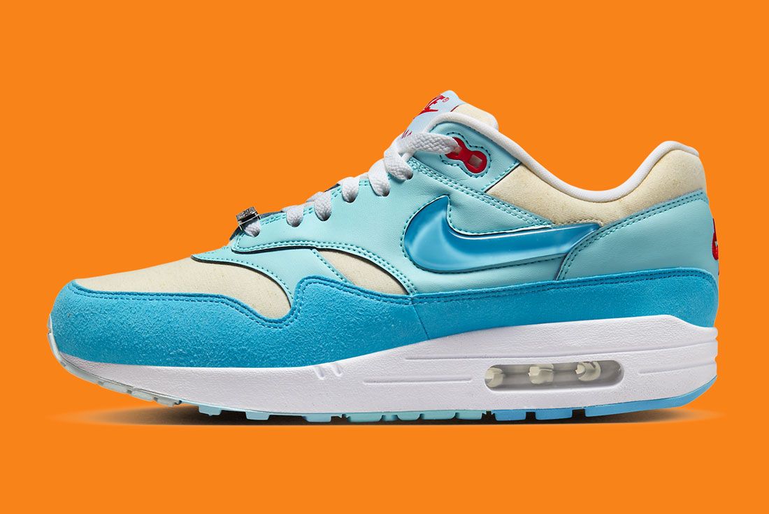 nike air max 1 blue and orange