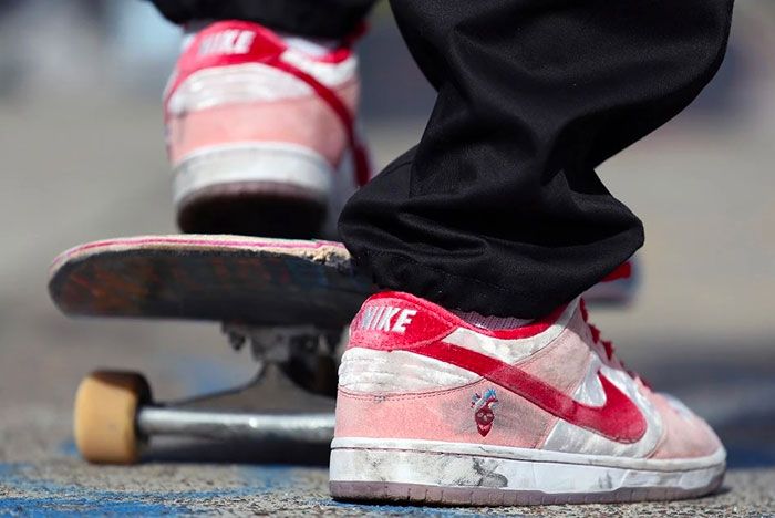 Strangelove Skateboards Nike Sb Dunk Low On Foot