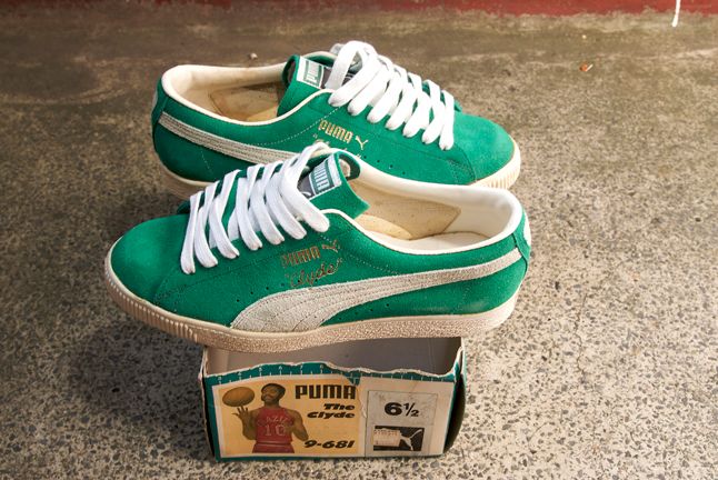 Puma Clyde Emerald Suede 1
