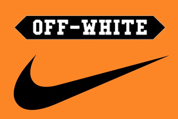 white nike sign