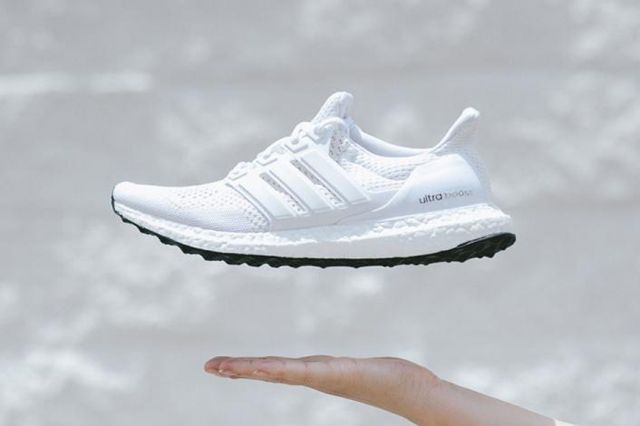 New ultra boost white best sale