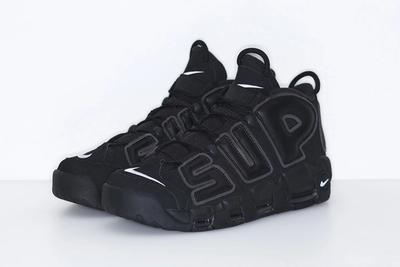 Supreme Nike Air More Uptempo Black 2