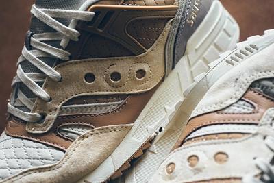 Saucony Grid Sd Quilted Tan Grey 02