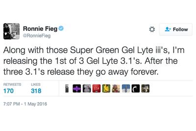 Ronnie Fieg Confirms Super Green Gel Lyte Iii And More For 2016