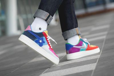 Bespoke Ind Easter What The Swoosh Air Force 1 On Foot2