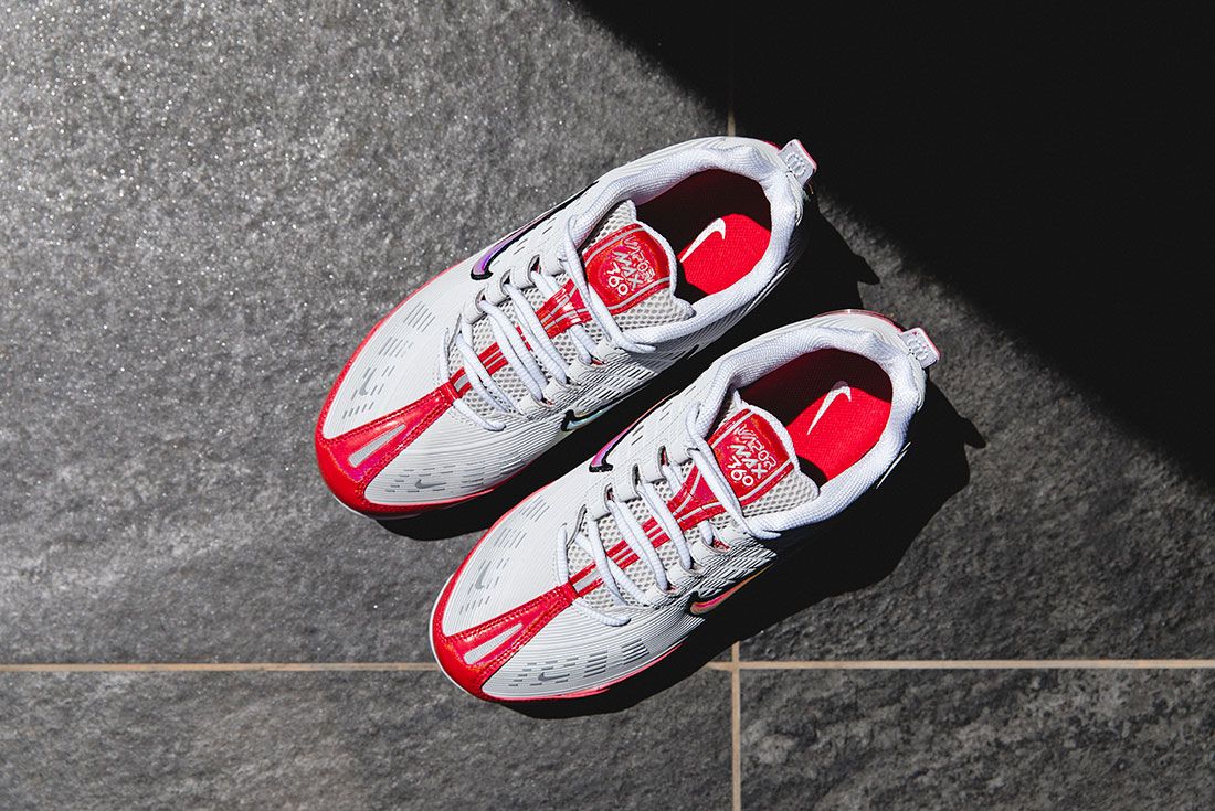 Nike Air Vapormax 360 Silver Red Top Hype Dc