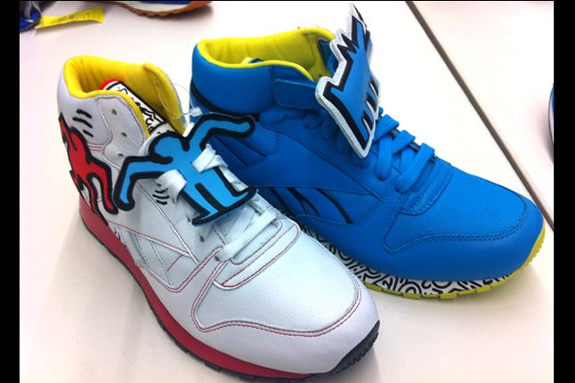 Keith Haring Reebok Cl Leather Mid Lux 12 Quater Front Pack 1