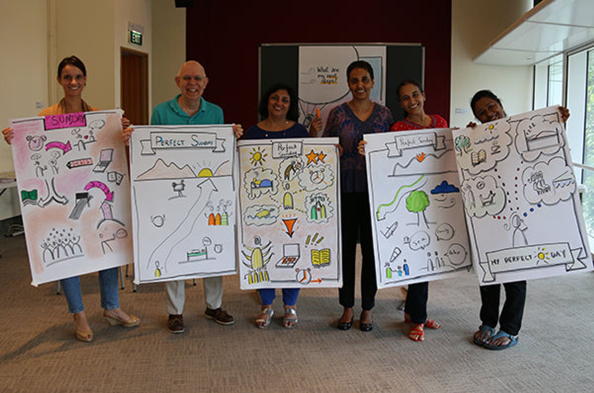 Visual Facilitation Bikablo basics training on 6 April 2018