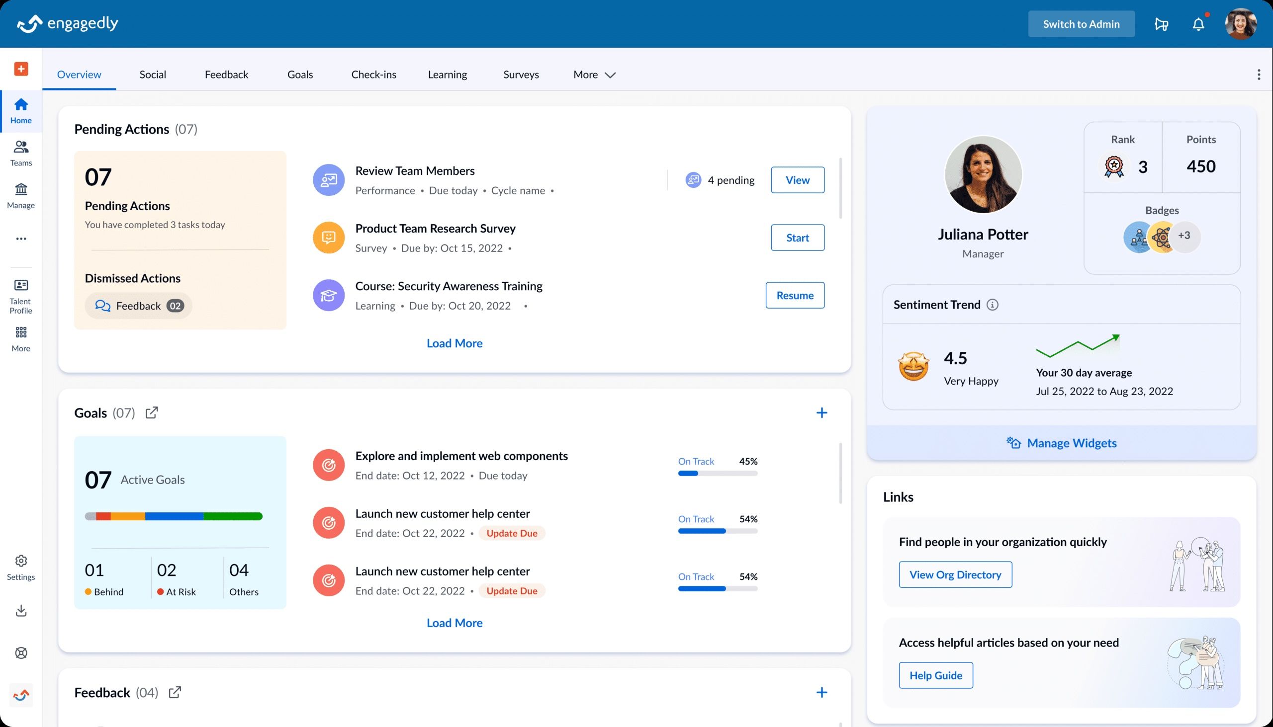Leapsome reviews - engagedly