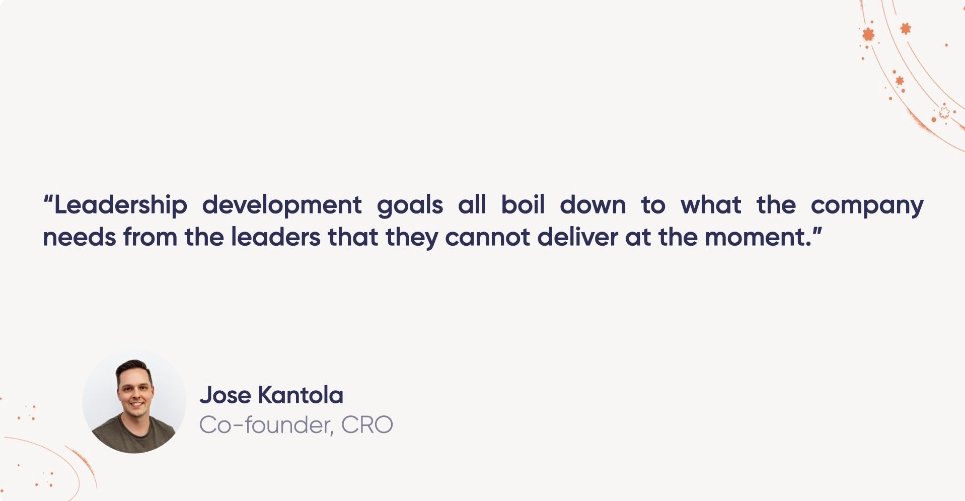 The need for leadership development initiatives