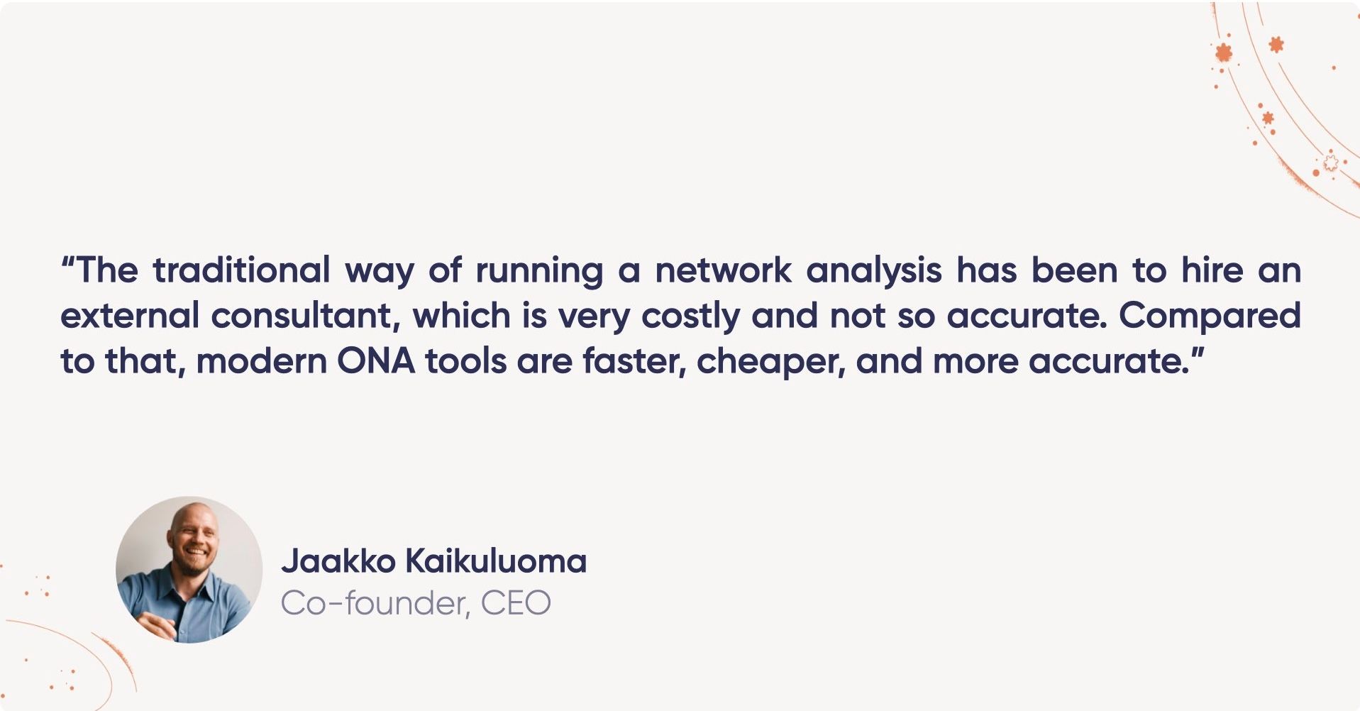 ONA - traditional vs modern approaches