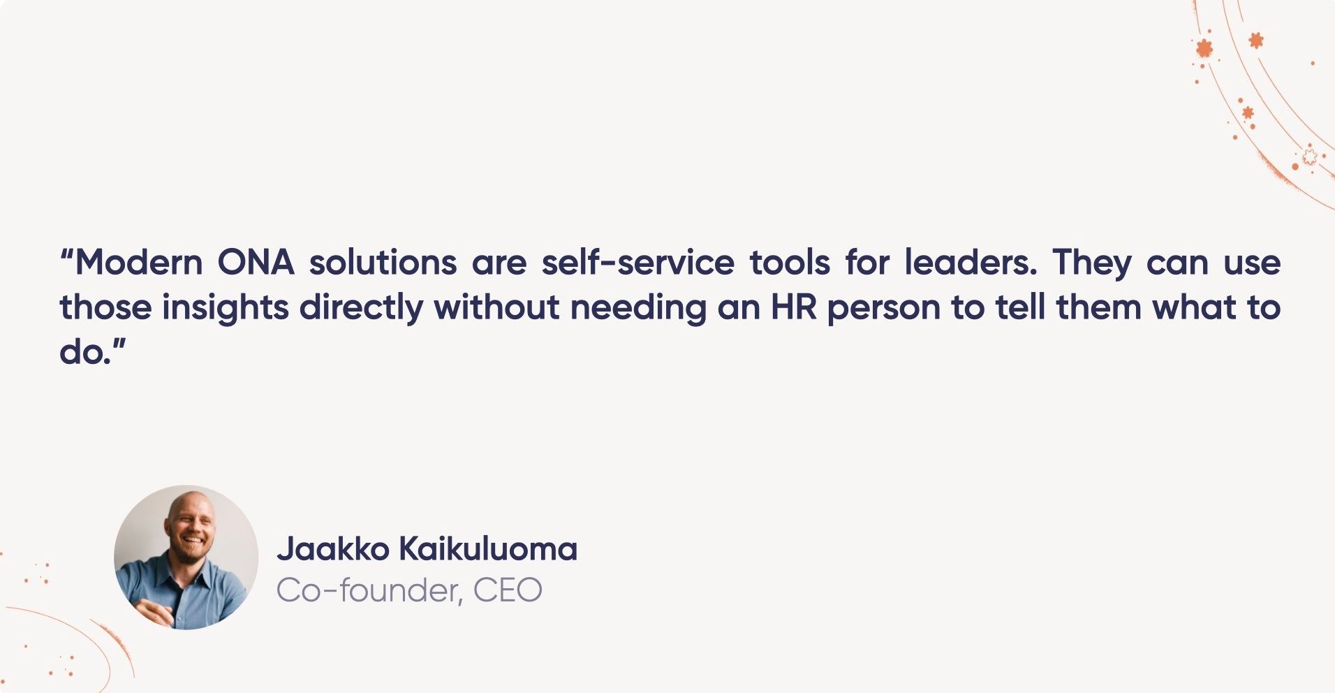 ONA self-service tools