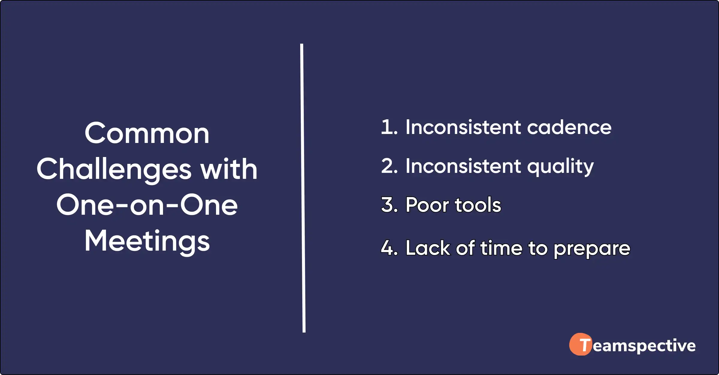 1-on-1 meeting challenges