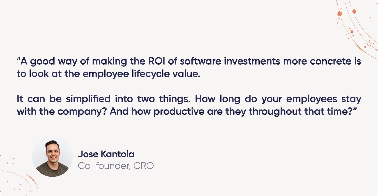 the ROI of employee retention software