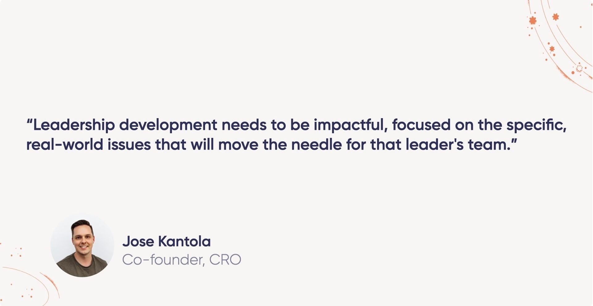 Leadership development and the need for impact