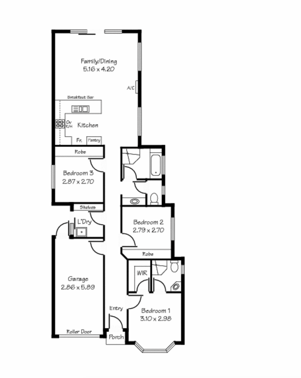 Floor plan of 351 Hampstead Rd, Northfield SA 5085