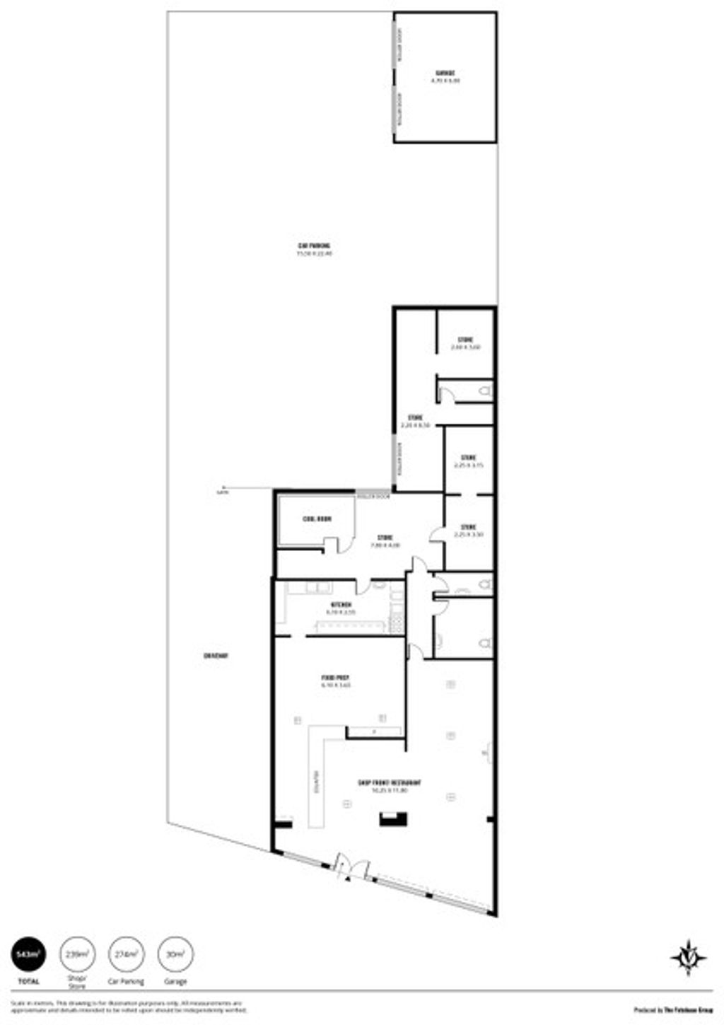Floor plan of 415-417 Henley Beach Rd, Brooklyn Park SA 5032