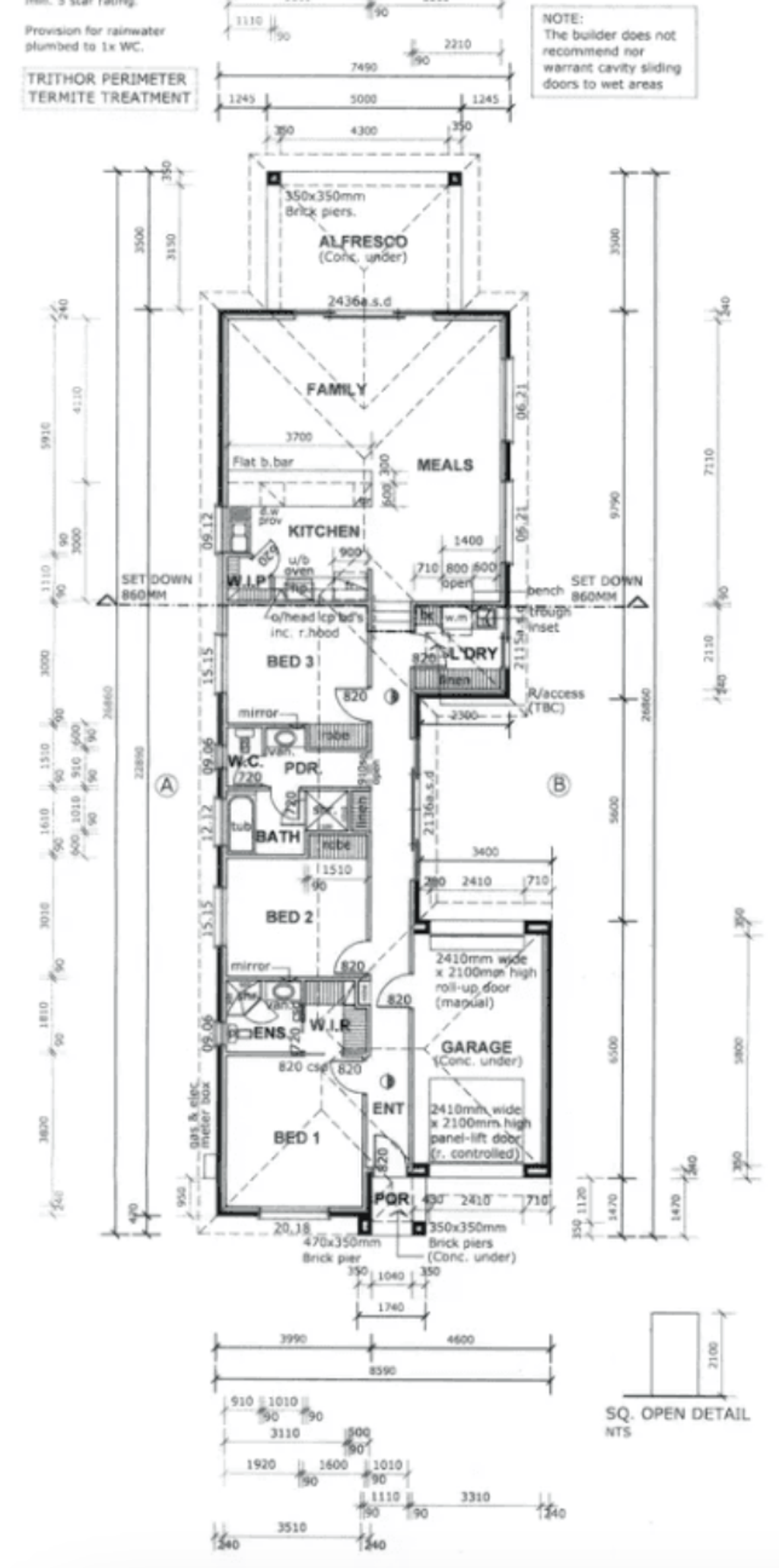 Floor plan of 1 Garden Ave, Campbelltown SA 5074
