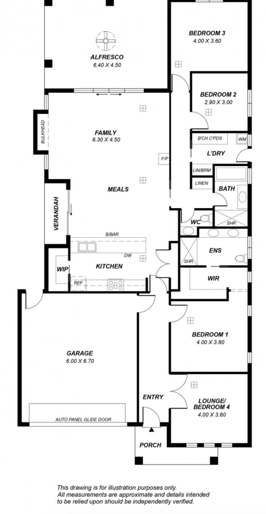 Floor plan of 10E Luke Ave, Salisbury Downs SA 5108