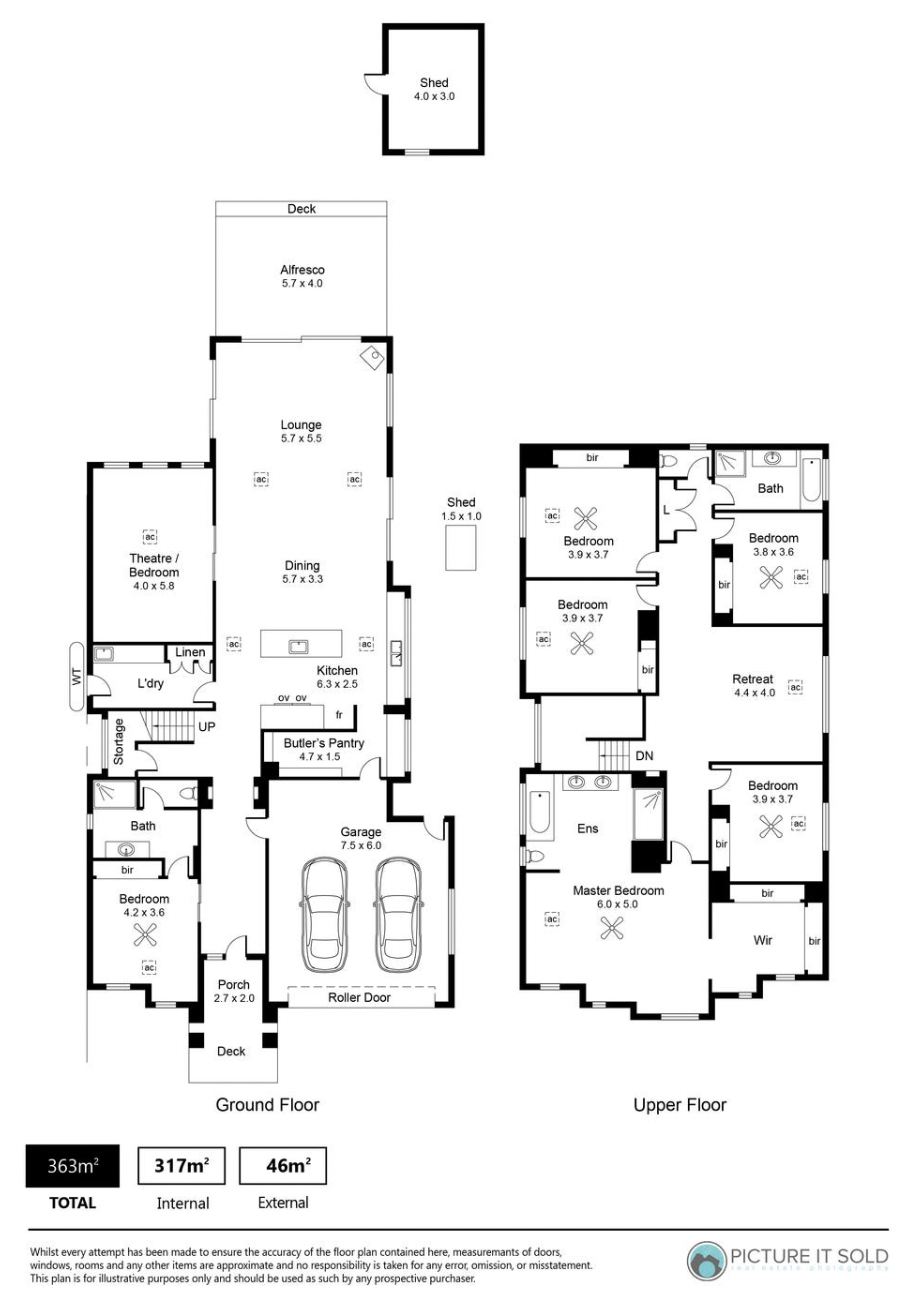 Floor plan of 28 Hampden St, Firle