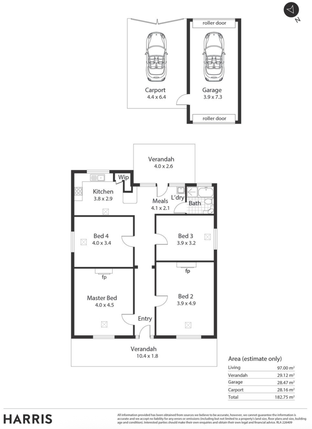 Floor plan of 4 Darling St, Medindie SA 5081