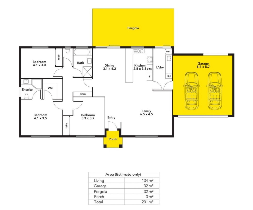 Floor plan of 1A Hawker St, Magill SA 5072