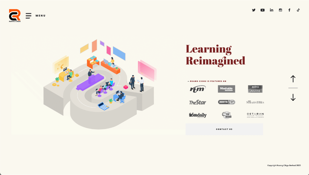 Ruang Cikgu - corporate Web Design Malaysia