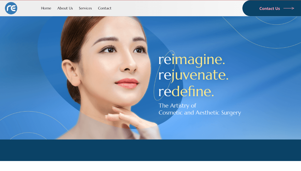 RE Plastic Surgery Clinic - corporate Web Design Malaysia