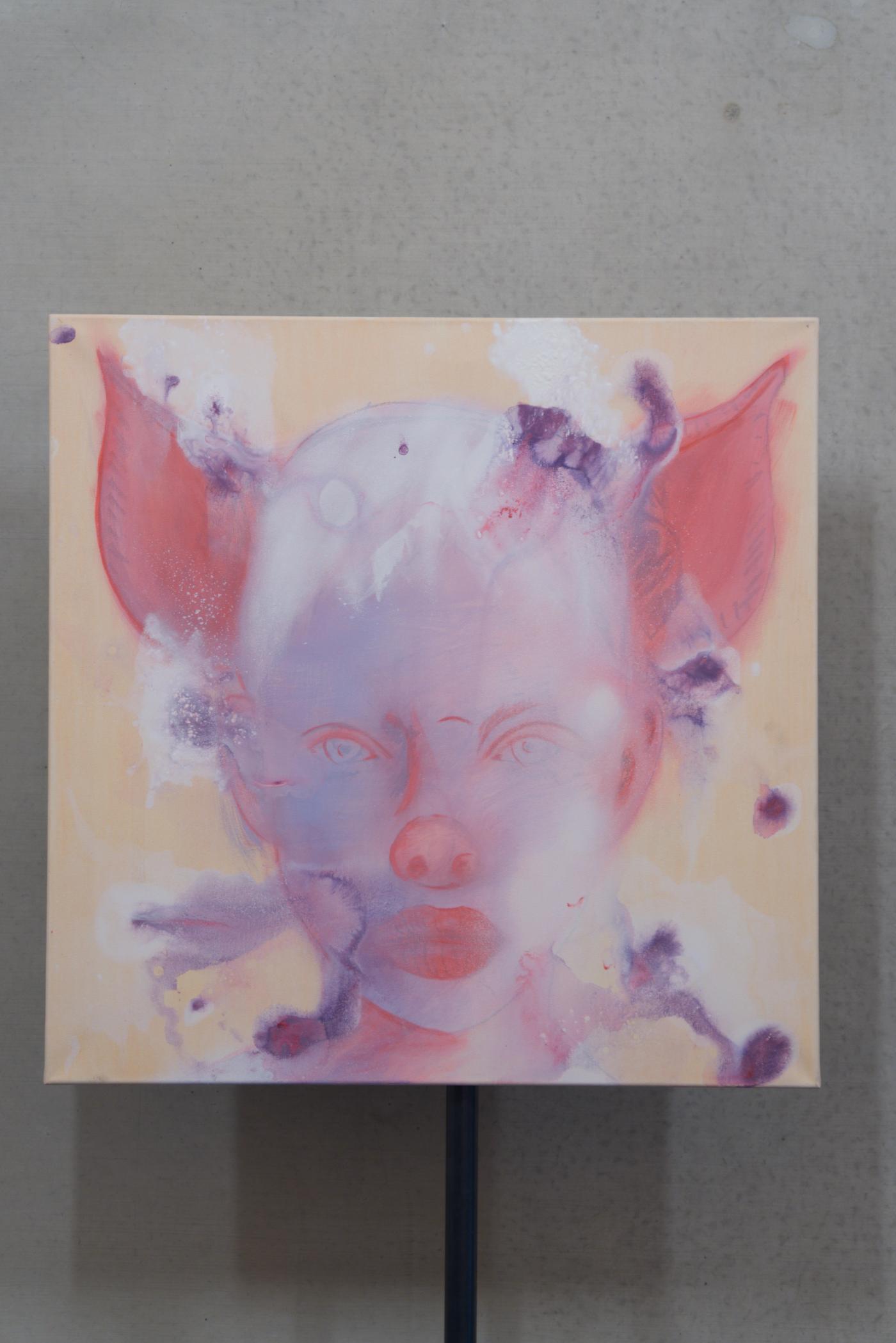 Rudi zwei Acryl auf Leinwand