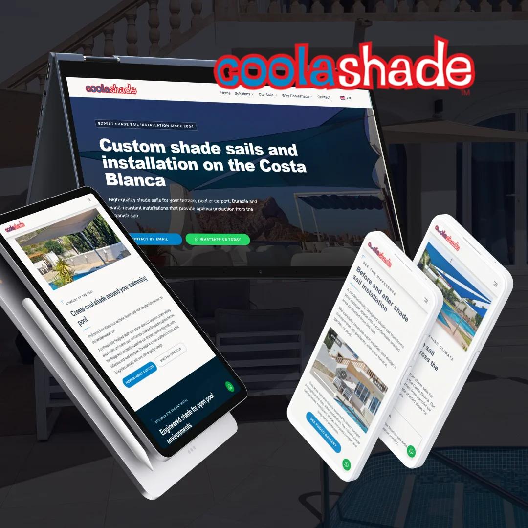 Custom design - shade sails and installation on the Costa Blanca