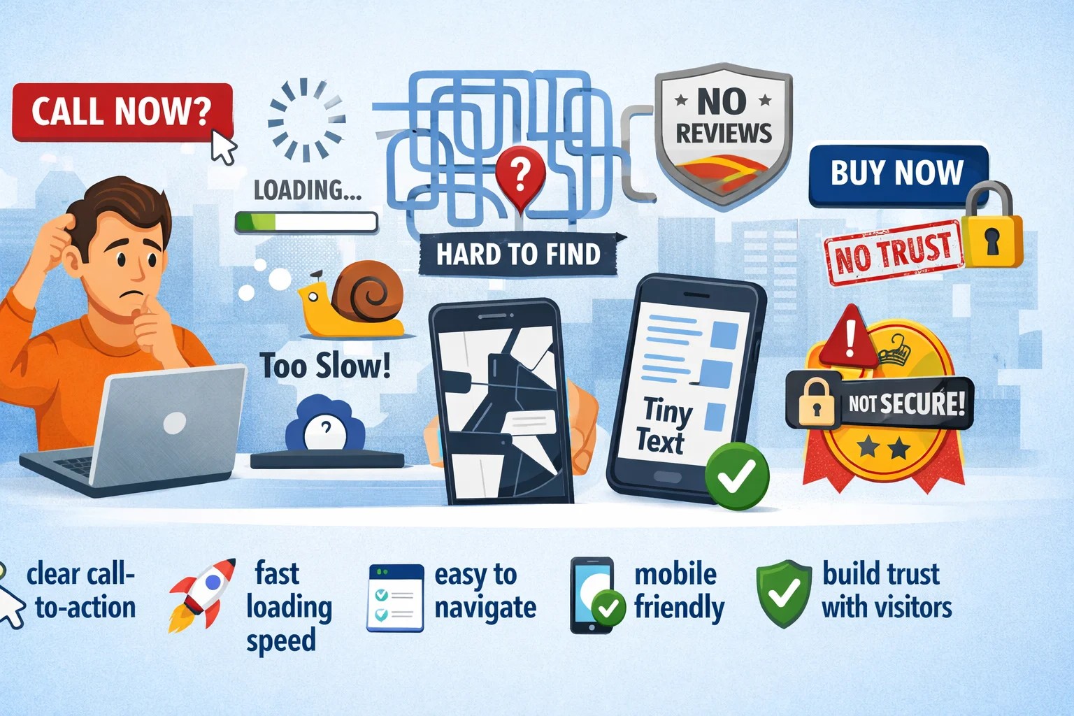 5 most common website mistakes (and how to avoid them)