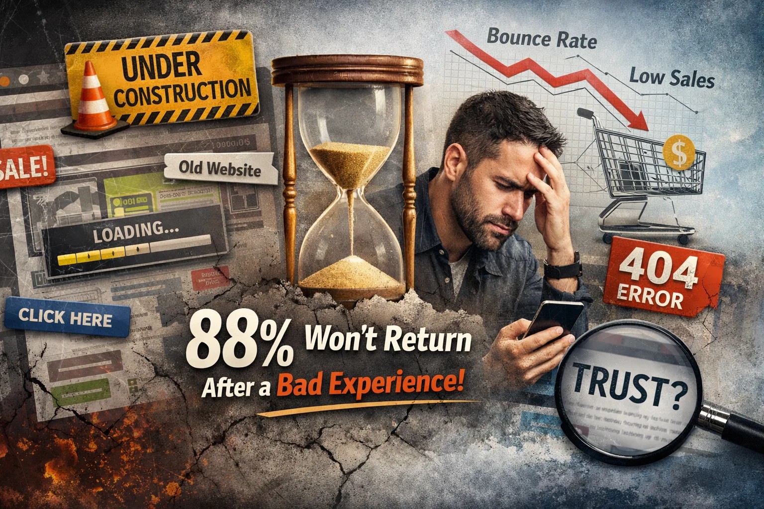 Website facts: speed, design and visitor trust