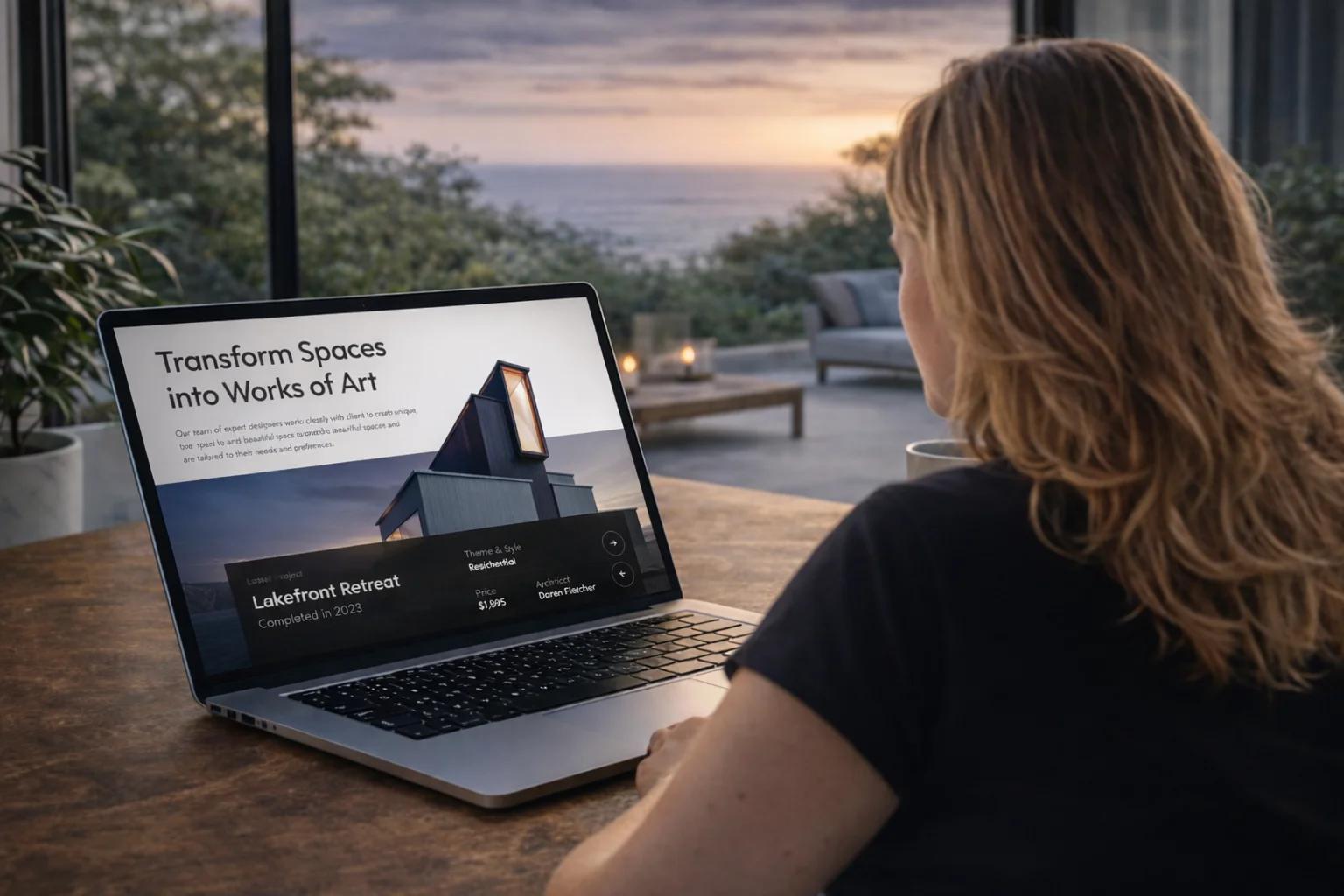 Website layouts by industry