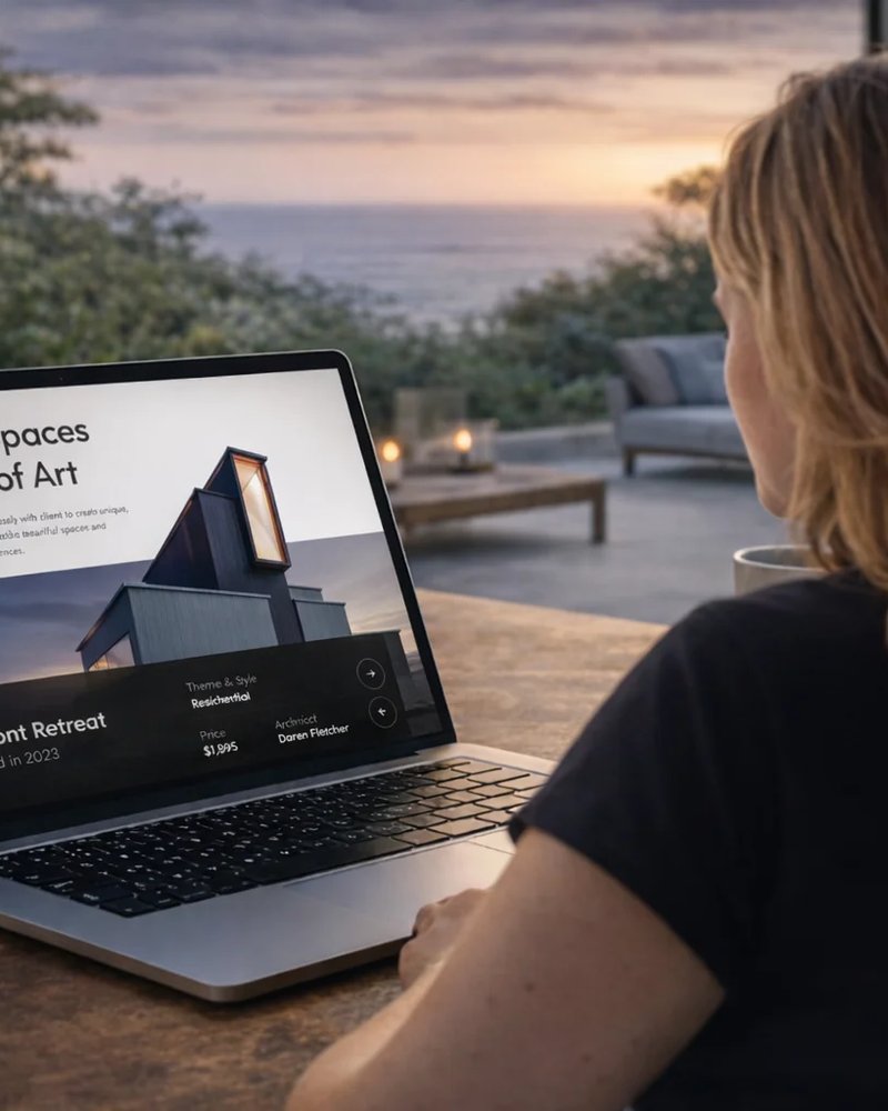 Website layouts per sector