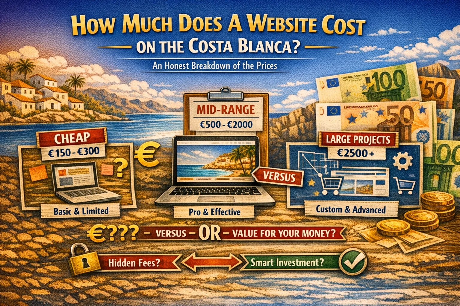 What does a website cost on the Costa Blanca? An honest answer