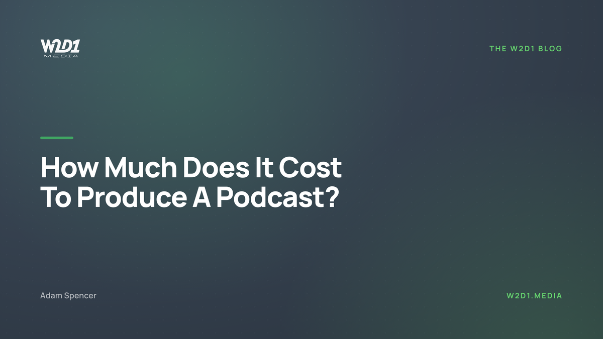 How Much Does It Cost To Produce A Podcast?