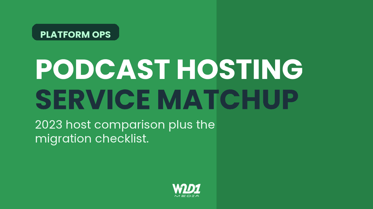 Podcast Hosting Services (2023)