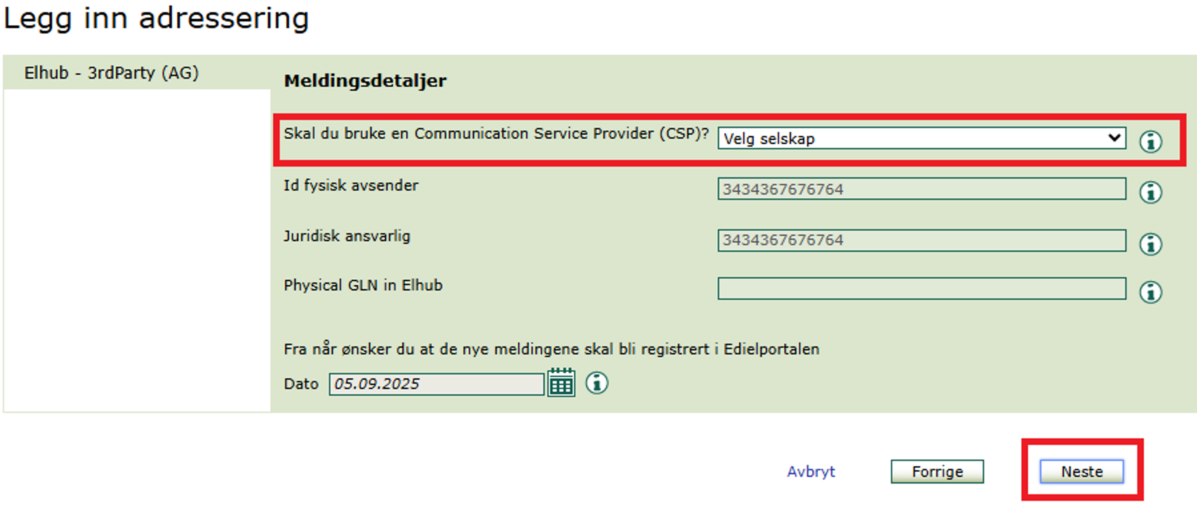 adressering