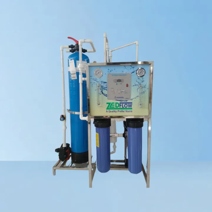 250 LPH Zed Flow Industrial Reverse Osmosis Plant