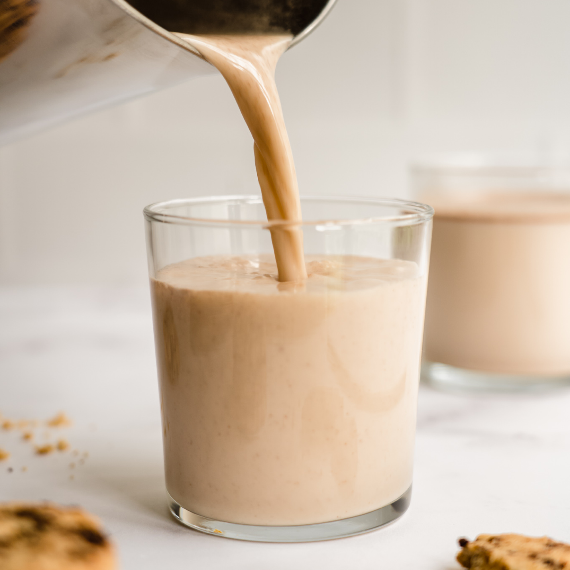 Chocolate Chip Cookie Milk made in the Almond Cow