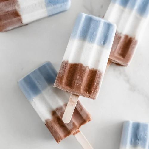 Almond Cow Popsicles