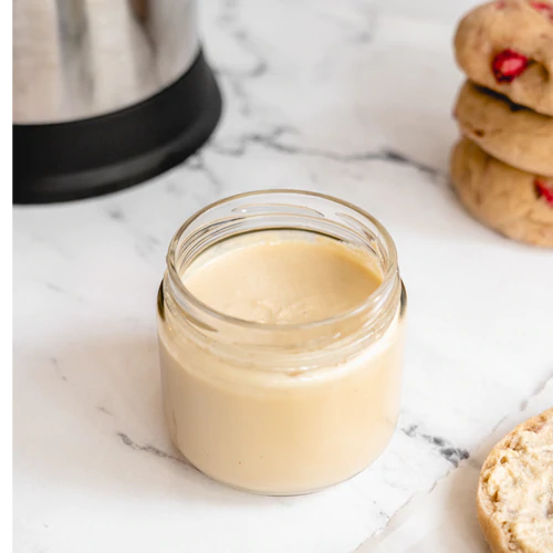 Homemade Vanilla Cream Cheese spread with Almond Cow's almond milk machine