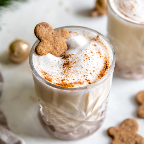 Almond Cow's homemade creamy Oatnog holiday drink
