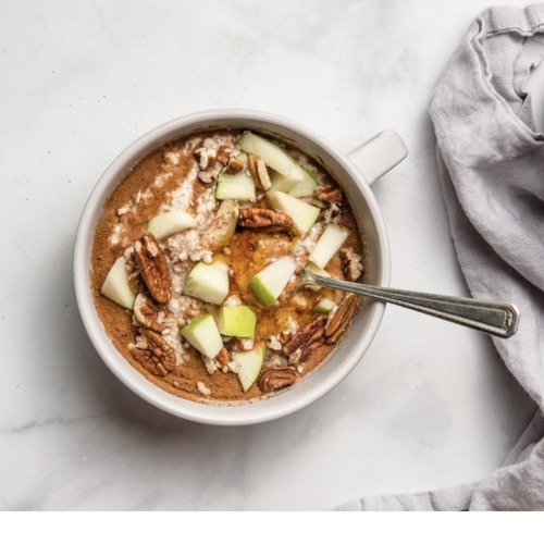 Healthy, zero-waste Apple Cinnamon Pulpmeal breakfast recipe by Almond Cow