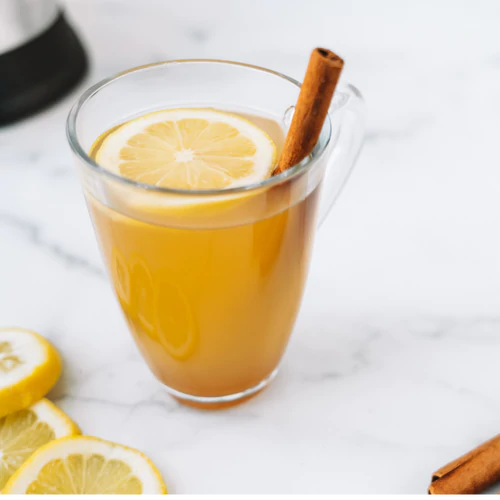 Hot Toddy made with Almond Cow for winter nights