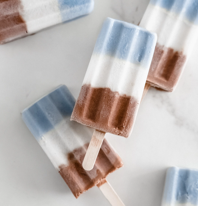 Almond Cow Popsicles