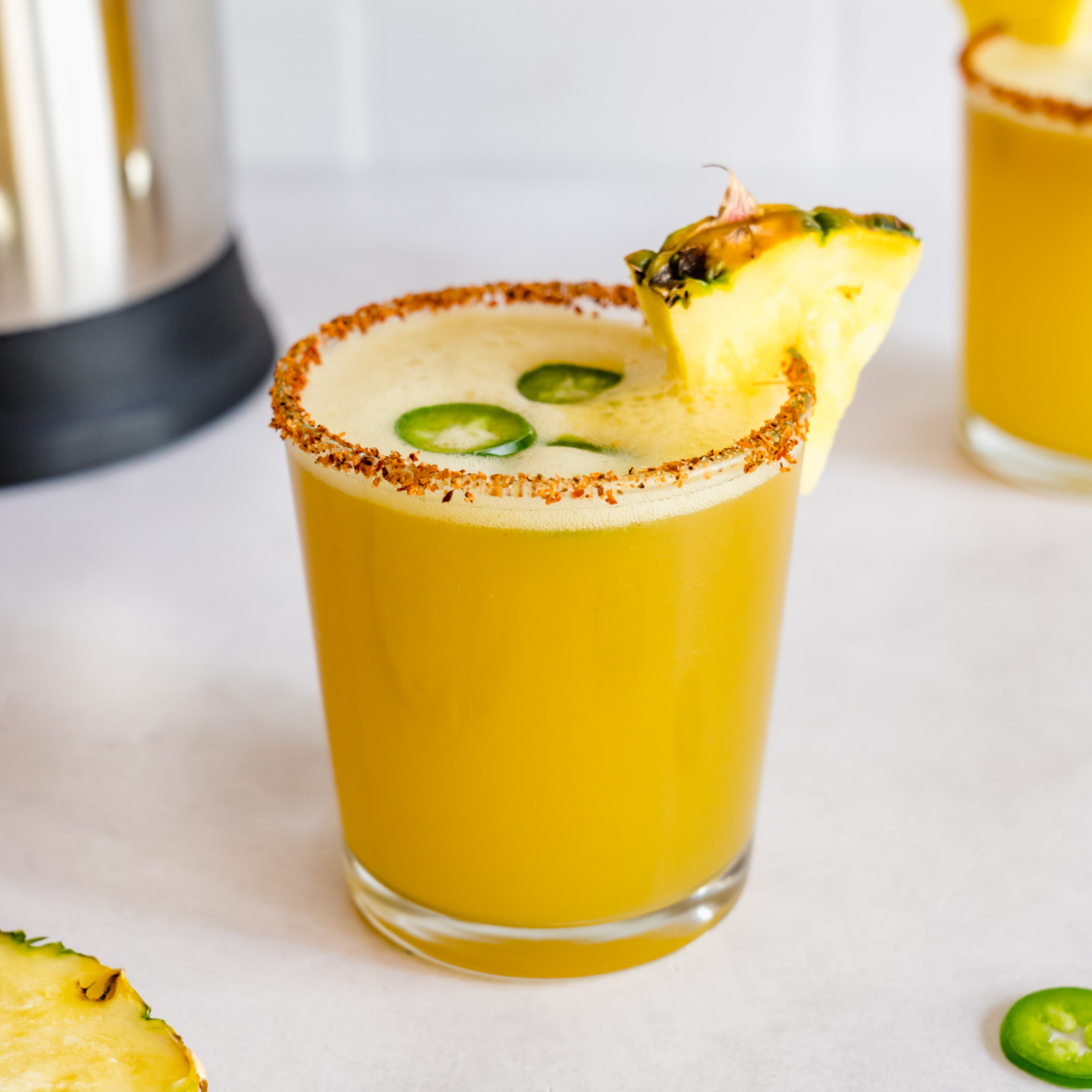Craving some heat in your drink? Our Pineapple Chili Margarita is the perfect blend of sweet, spicy, and refreshing!