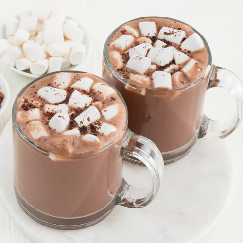 Hot Cocoa topped with marshmallows